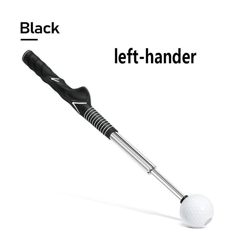Golf Swing Practice Stick Adjustable Golf Indoor Swing Trainer Left Handed Right Handed Grip Compact Portable Rhythm Training Gesture Correction Golf Hitting Aid, Golf Training Aids