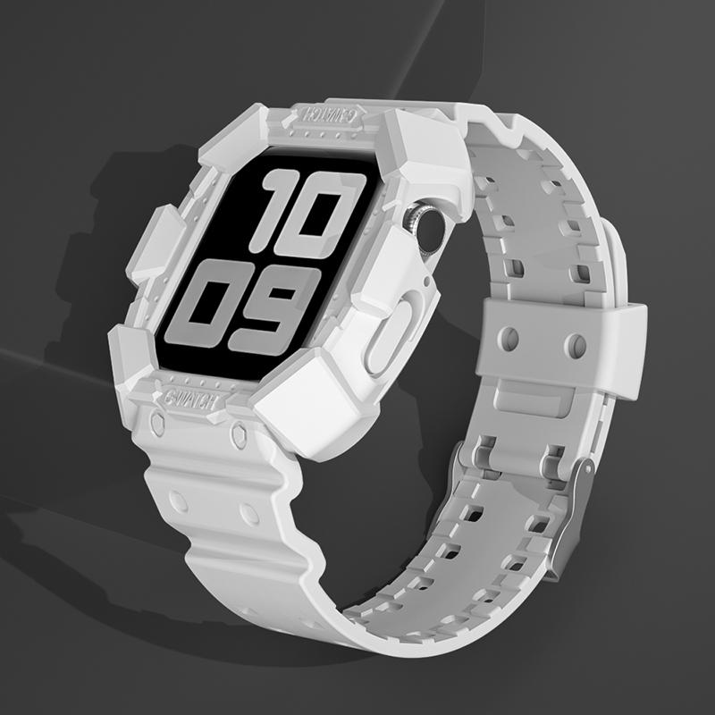 TPU Case + Strap 2-in-1 for Smart Watch, All-In-One Protective Band Cover (38-45mm) TPU Case + Strap 2-in-1 for Smart Watch, All-In-One Protective Band Cover (38-45mm)