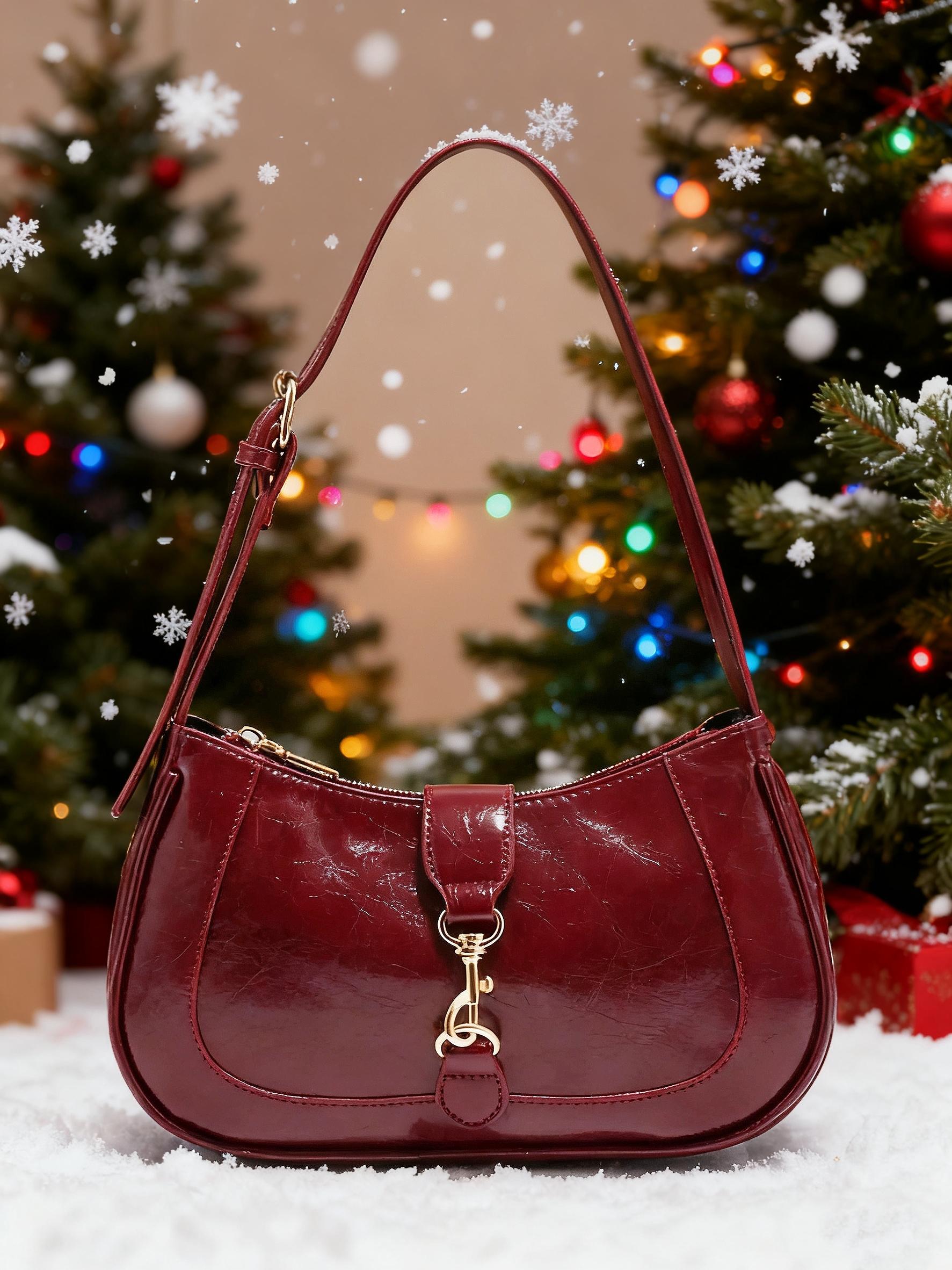 Christmas Gift Fashionable, simple, exquisite and trendy women's crossbody bag, lightweight and portable women's shoulder bag handbag, fashionable and suitable for commuting, shopping, dating, parties and other occasions Elegant bags