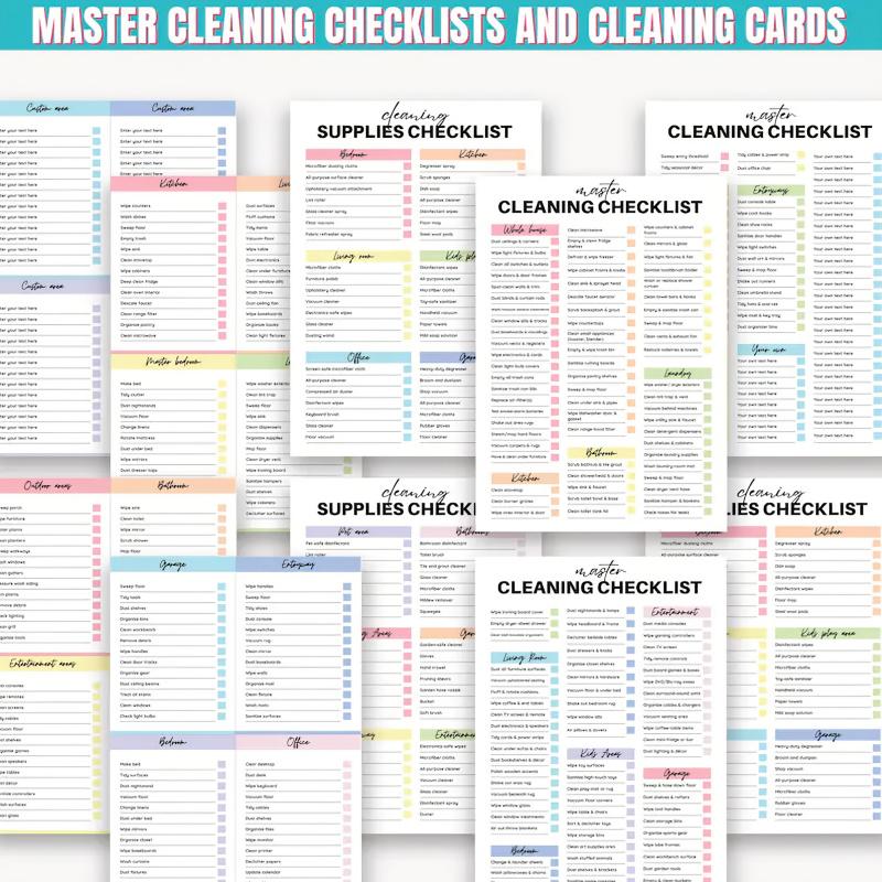 [Decluttering System] Ultimate Home Cleaning & Decluttering Planner
