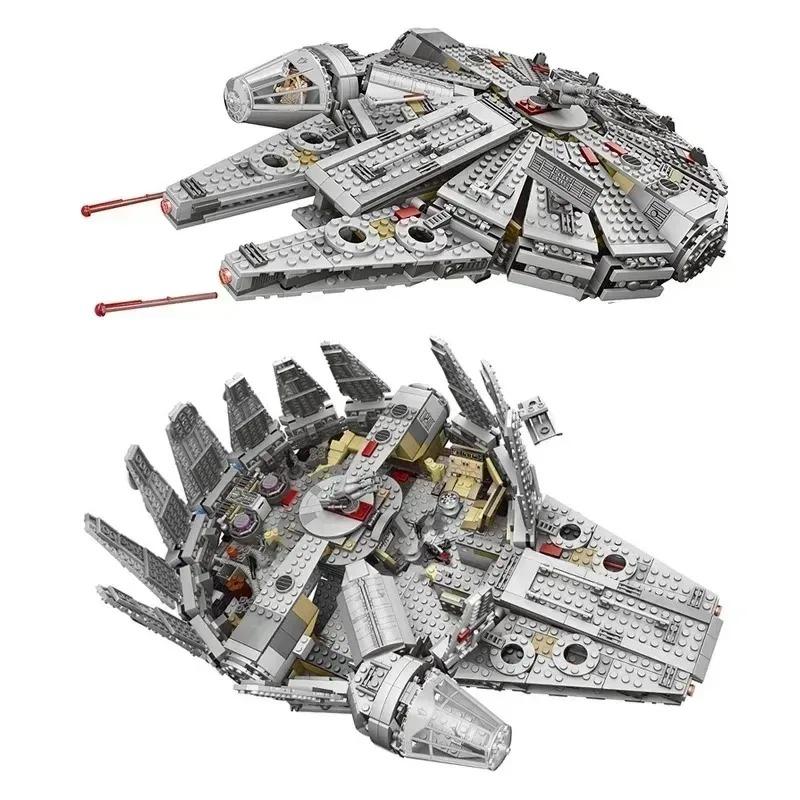 1381 Pieces Space Millennium War Ship Set, Falcon Alien Mini Model Kit, Building Blocks Toy for Adults and Kids, Holiday Gift
