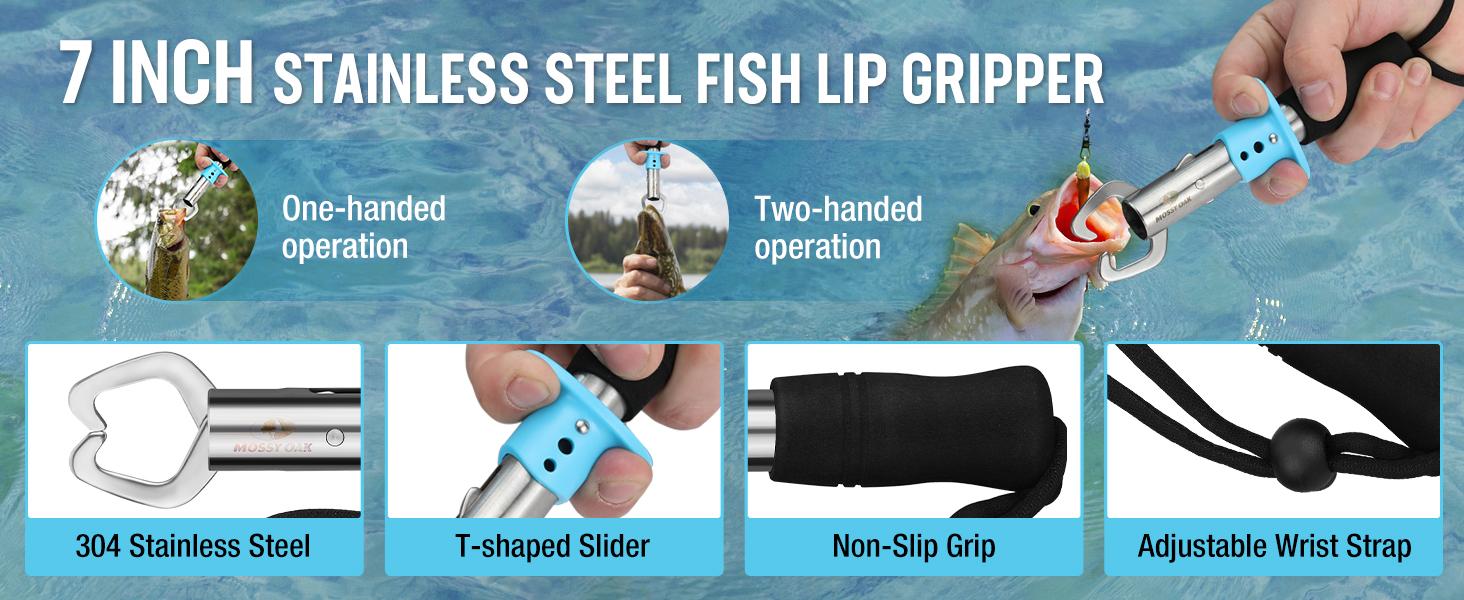 #JumpstartSale Mossy Oak Fishing Tools Kit - Plier, Fillet Knife, Lip Gripper, Hook Remover, Digital Scale, Line Snip, Fly Retractor, With Sheath Lanyard - Gifts for Men #JumpstartSale Mossy Oak Fishing Tools Kit - Plier, Fillet Knife, Lip Gripper, Hook Remover, Digital Scale, Line Snip, Fly Retractor, With Sheath Lanyard - Gifts for Men