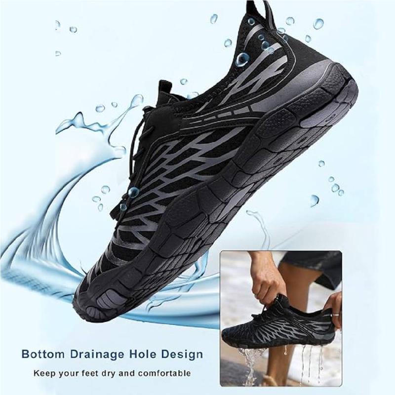 SANPON Hike Barefoot Shoes for Women & Men Breathable Non-Slip Athletic Footwear Wide Toe Water Shoes Activewear Universal Fit Ultra-thin Sole Mesh Upper Washable