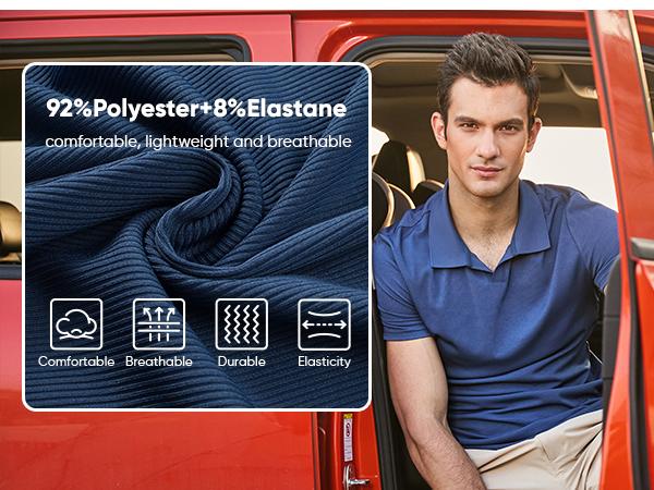 JMIERR Men's Muscle V Neck Polo Shirts Casual Short Sleeve Slim Fit Ribbed Golf T Shirt Athletic Tee JMIERR Men's Muscle V Neck Polo Shirts Casual Short Sleeve Slim Fit Ribbed Golf T Shirt Athletic Tee