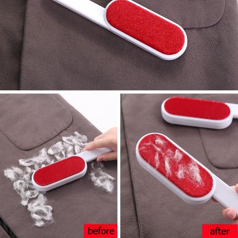 2pcs，Double-Sided Static Lint Brush, Cashmere Coat Fuzz Remover, Bed Sheet Duster, Home Dust & Lint Cleaner