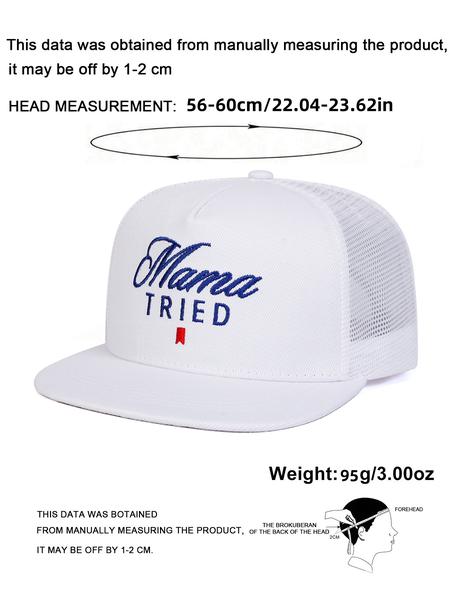 Unisex Mhc Mama Tried Ultra Trucker Hat, Quality Caps, Breathable & Adjustable Fit, Unique Graphic Design, Perfect for Outdoor Adventures & Casual Wear