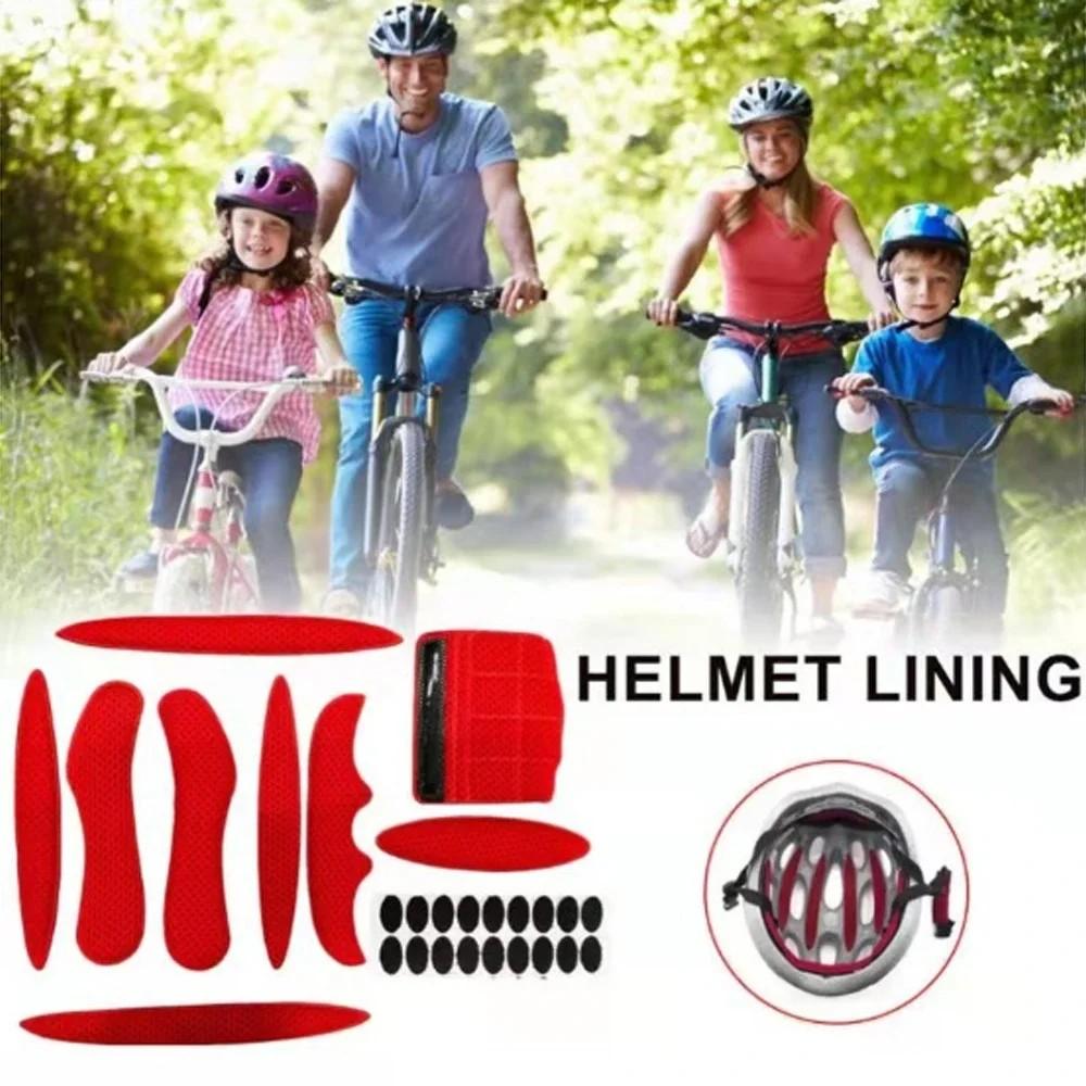Universal Helmet Padding Kit, 27-Piece Sealed Sponge Foam Replacement, Ideal for Motorcycles & Bicycles, Comfortable and Durable