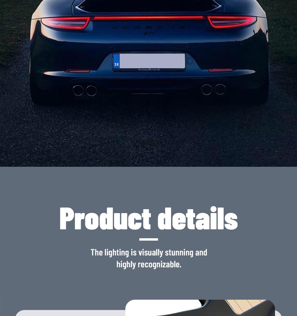 Car Rear Window LED Dynamic Display Light, Vampire Devil Eye Emoji Panel, Auto Decorative Light