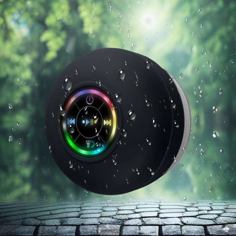 Mini Subwoofer Bluetooth Shower Speaker – Portable Waterproof Water Speaker for Beach, Shower & Home, Suction Cup Design, Pairs Easily with Phones, Tablets & Computers Audio Smartphone, Subwoofers