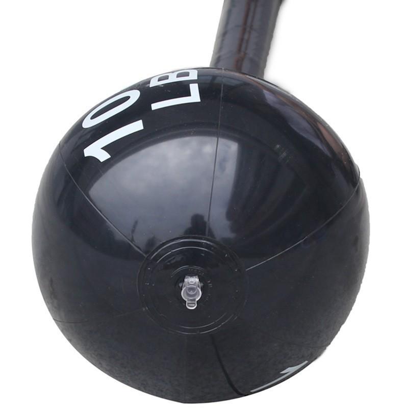 Interactive Inflatable Barbell Toy, Party Game Prop, Realistic Inflatable Dumbbell, Fun Entertainment Accessory, Perfect for Parties