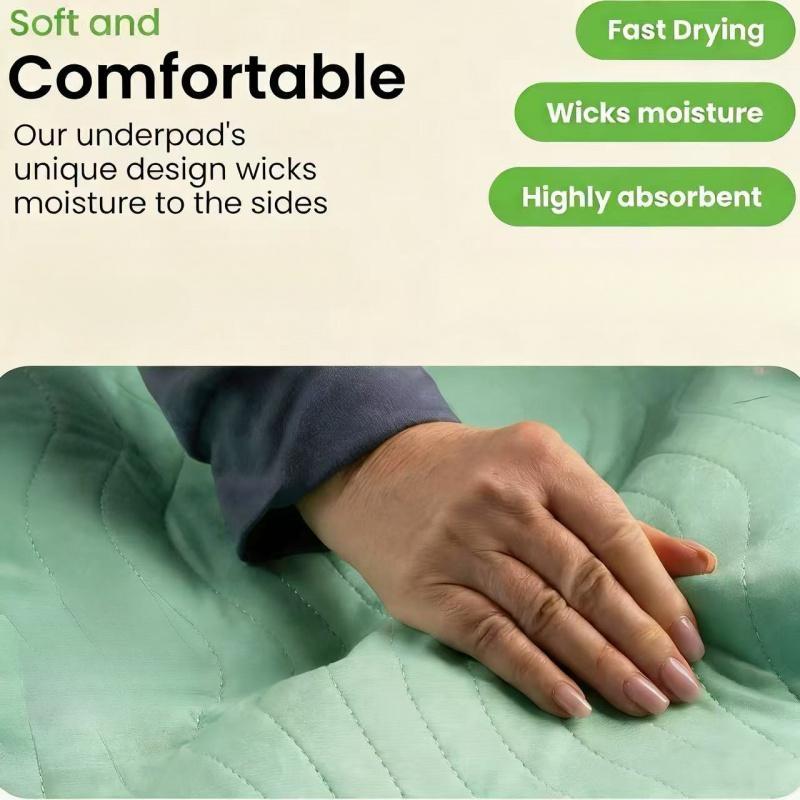 Super absorbent, washable dog mat, machine washable training mat