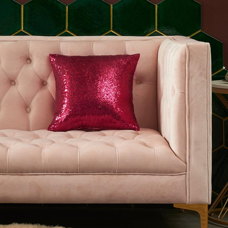 2-Pack Sequin Pillowcases, Soft Decorative Cushion Covers, All-Seasons Plush Throw Pillows, Elegant Bedding Accessories