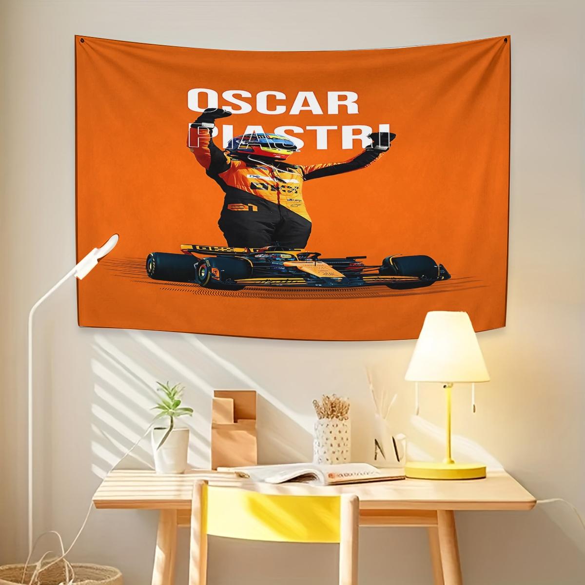 Oscar Piastri connection  Tapestry, Exquisite Patterns, Soft Fabrics, Perfect for Sofa or Bed Decoration, Comfortable Home Decoration, Bohemian Home Decoration