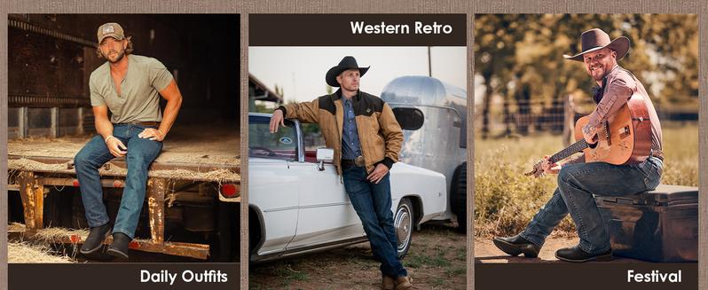 【Rodeo Boots】Wranglette 2026 Men’s Western Work Boots: Brown Cowboy-Style Work Boots – Waterproof, Slip-Resistant for Ranch, Construction, Daily Wear (Rugged Durability + Classic Western Flair for Hardworking Guys)