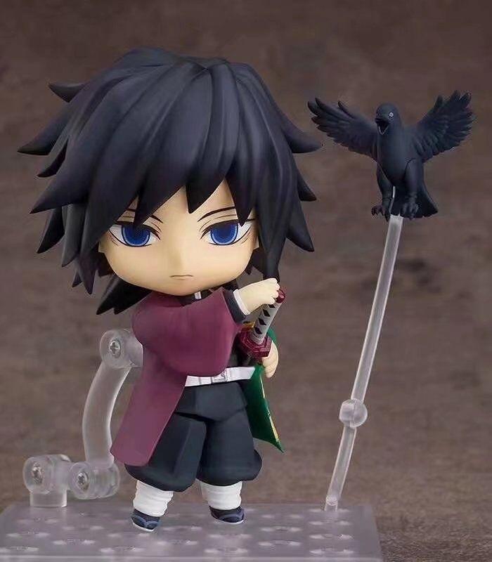 Q Version Clay Figure Demon Slayer Anime Peripheral, Tanjiro Nezuko Inosuke Action Figures Model, Collectible Toy for Fans