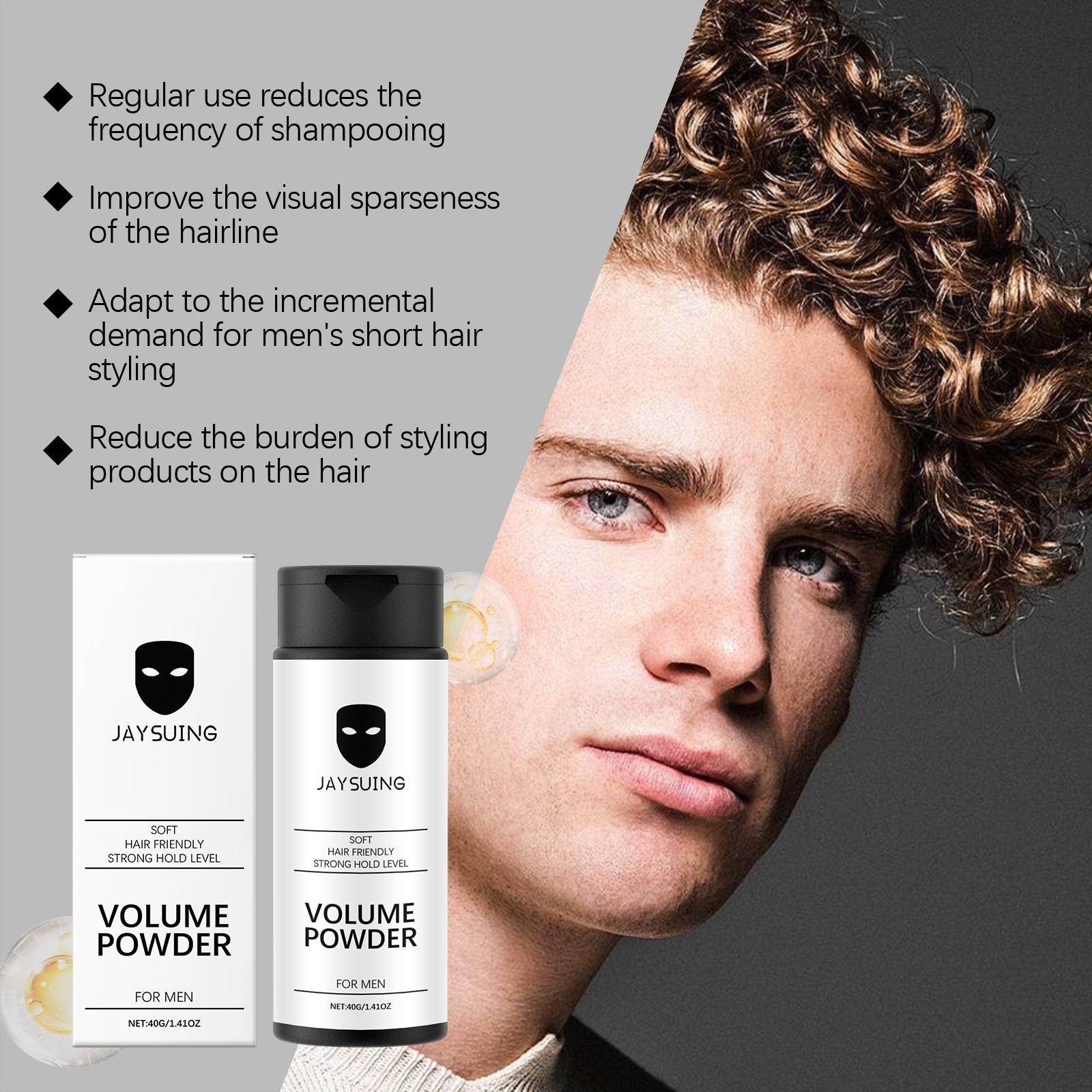 Jaysuing Hair Styling Volume Powder, Natural Freshness Volumizing Full Control Oil Absorption, Portable Hair Care Setting Powder
