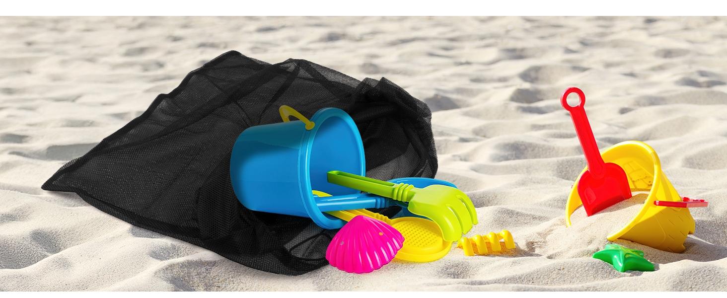 2 Pack Mesh Laundry Bags, 23 x 34 Inches Heavy Duty Mesh Laundry Bag, Large Laundry Drawstring Bag for College, Dorm, Travel, Family and Apartment Dwellers, Black