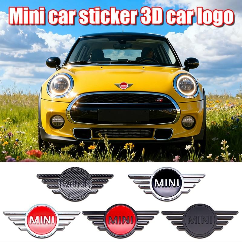 Mini Car Front & Rear Emblem, Scratch-Resistant Exterior Decoration, Replacement Badge for Mini Cooper Countryman Clubman Hatch Convertible