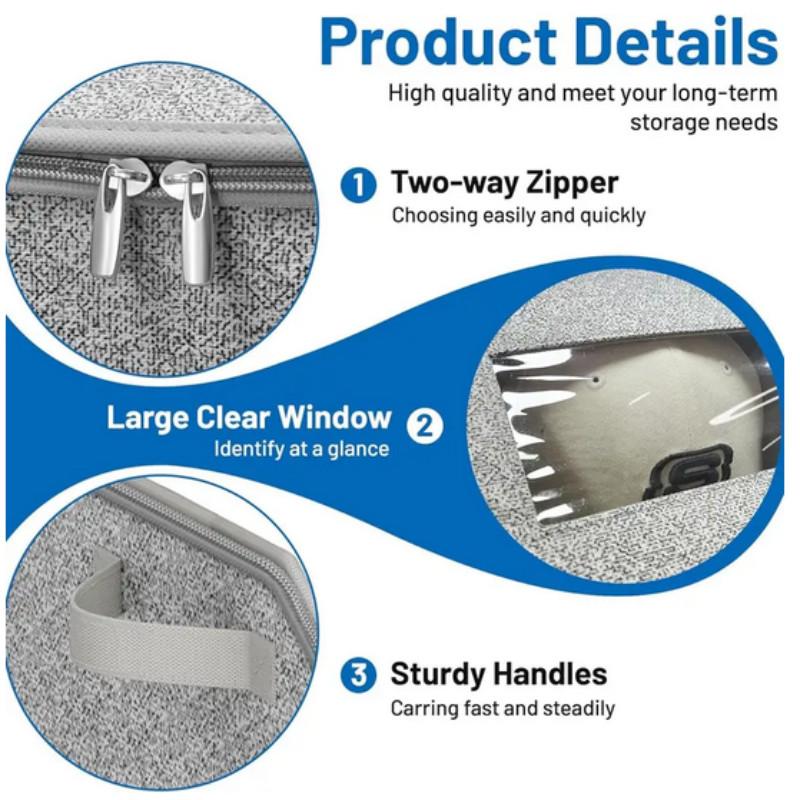 Stackable Baseball Cap Storage Box, Holds Up to 24 Hats, Durable Transparent Hat Rack, Wide Mouth Cardboard Design, Ideal for Closet or Bedroom