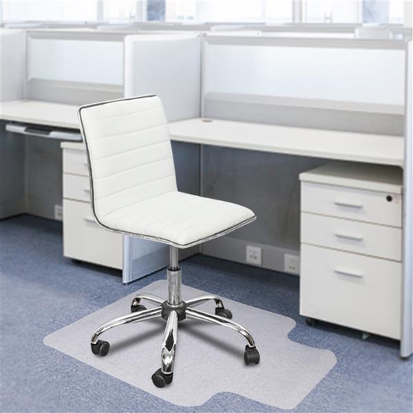 Clear PVC Office Chair Mat for Carpet, Non-Slip Desk Floor Protector with Studded Grip, Easy-Clean Transparent Rolling Chair Mat for Home Office, Computer Desk & Gaming Chair Clear PVC Office Chair Mat for Carpet, Non-Slip Desk Floor Protector with Studded Grip, Easy-Clean Transparent Rolling Chair Mat for Home Office, Computer Desk & Gaming Chair