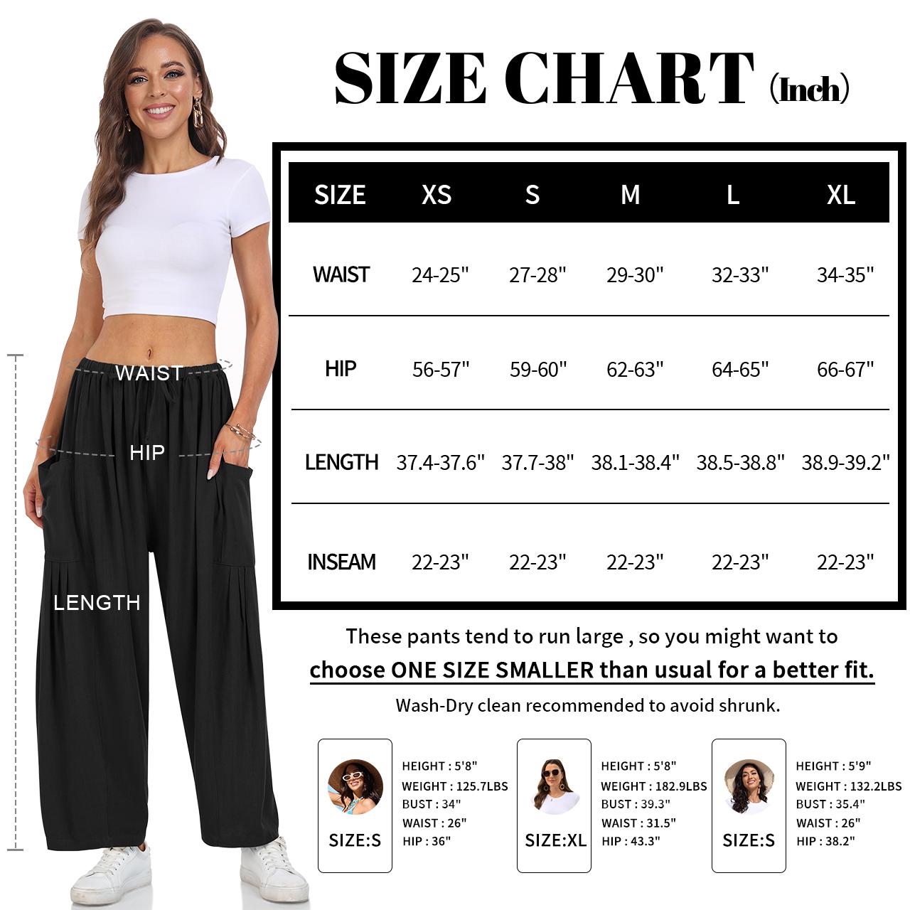 TARSE Womens Linen Blend Wide Leg Pants Casual Loose Fit Beach Palazzo Harem Pants with Pockets Spring Summer Style