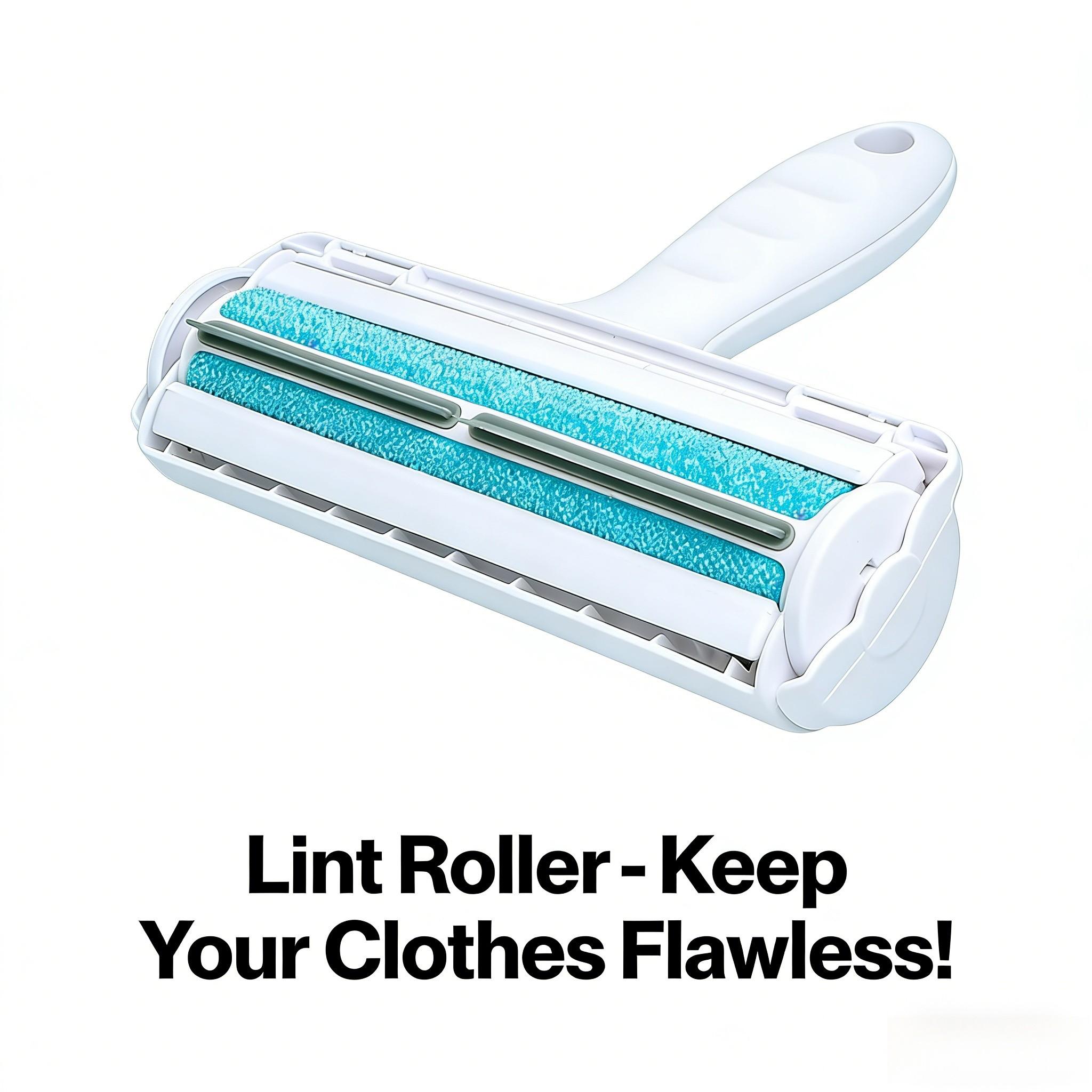 Chom Chom Roller Mini Pet Hair Remover, Reusable Fabric Cleaner for Clothes Sofa Car, Efficient Fur Removal Tool