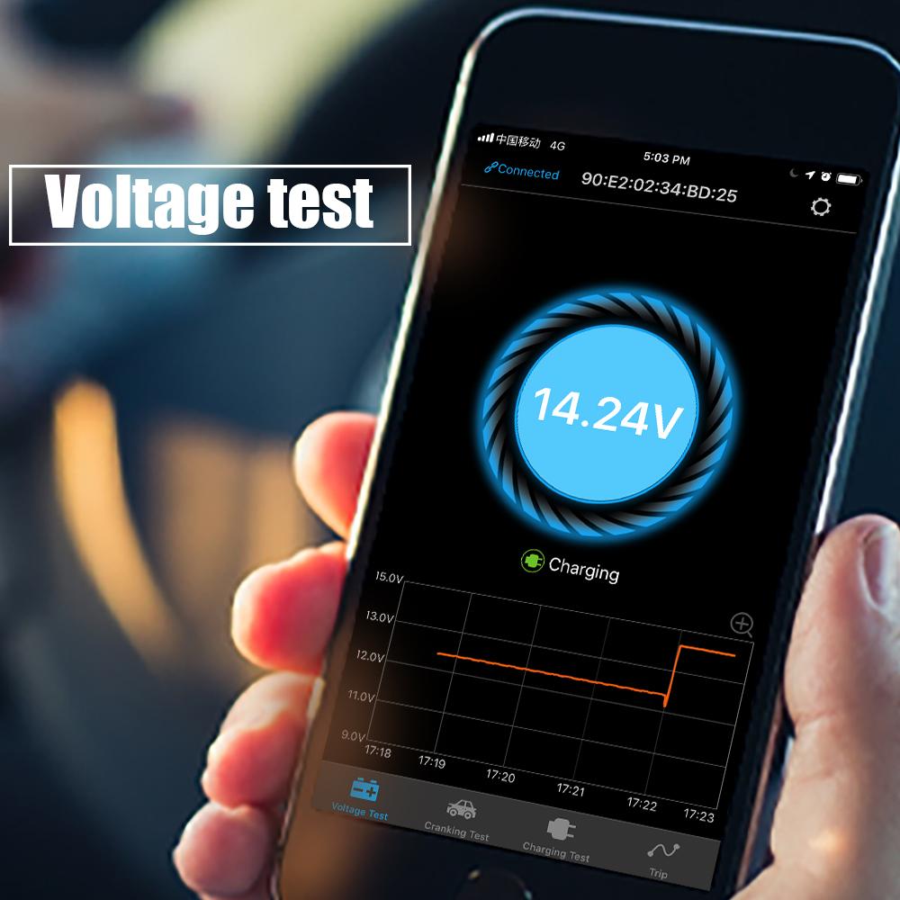 QUICKLYNKS-BM2 Auto Battery Monitor Bluetooth 4.0 12V Device Car Battery Tester Vehicle