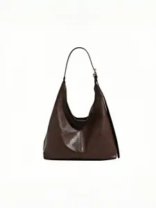 Elegant Soft Leather Tote Bag, Versatile Shoulder Crossbody Bag for Fall Winter, Large Commute Shopping Bag, Stylish and Practical