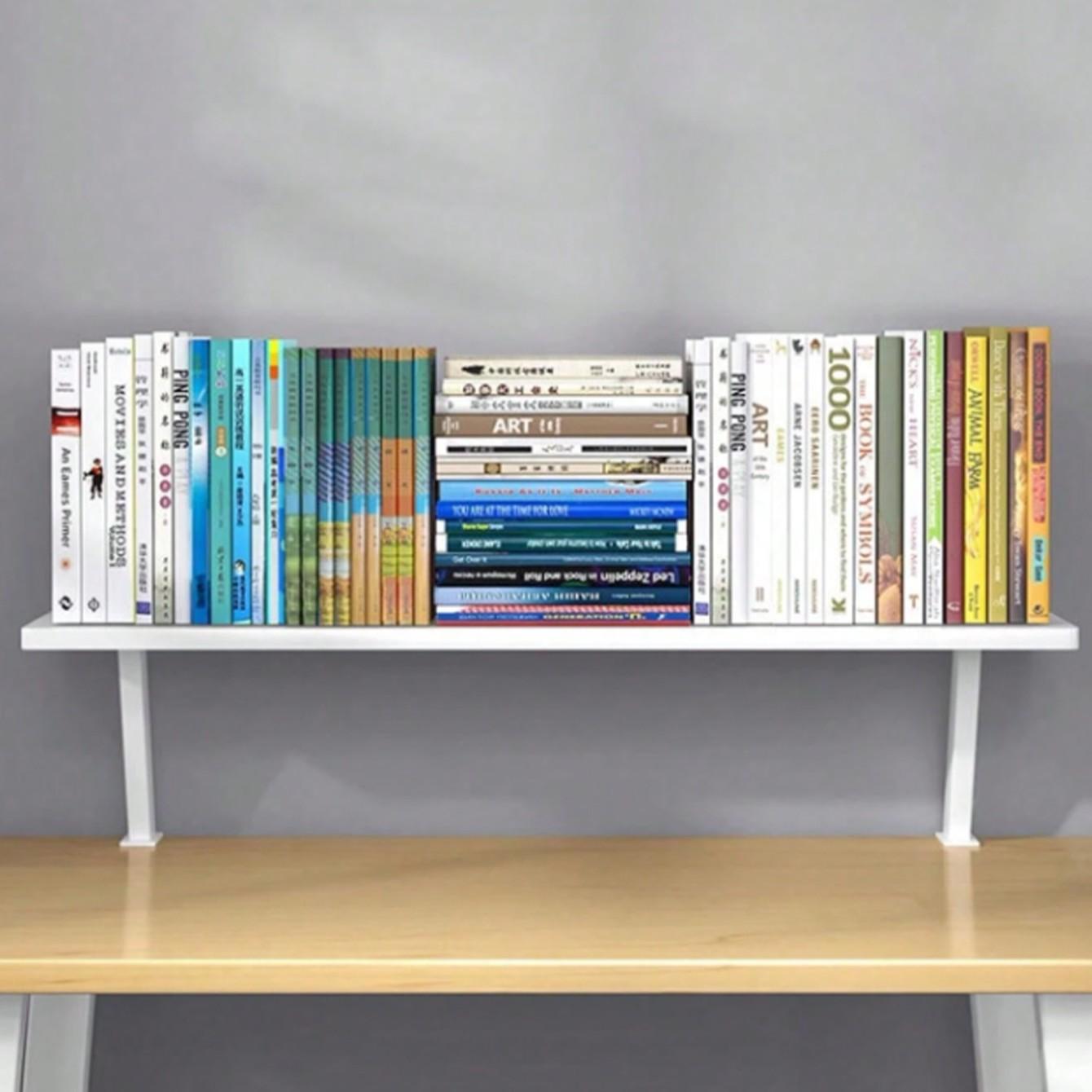 Desktop Storage Rack for Study and Work, Height Adjustable Bookshelf Organizer, Home Office Solution for Students and Writers