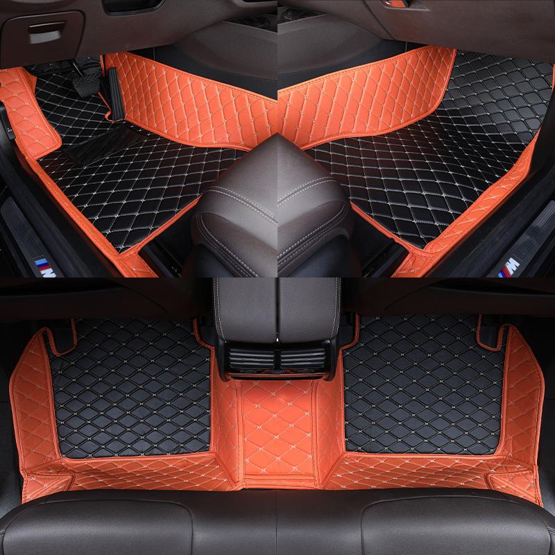 LHD PU Leather Car Floor Mats For Camaro 2010~2015 Carpets Rug Foot Pads interior Accessories detachable specialized leather mats, waterproof and thickened easy-to-clean mats, dirt-proof protection for car interior items, not for sale in the UK