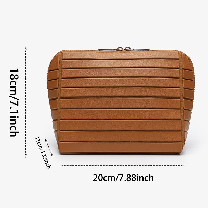 New Large Capacity Makeup Bag, Portable Skincare Cosmetic Organizer, Travel Toiletry Bag, Divided Storage, Ideal for Outdoors