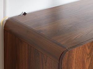 【SPRING GLOW UP】ONBRILL Sideboard Buffet Cabinet with Storage, Farmhouse Curved Design Accent Cabinet with Doors & Adjustable Shelves, Modern Coffee Bar Credenza for Living Room, Kitchen, Hallway 【SPRING GLOW UP】ONBRILL Sideboard Buffet Cabinet with Storage, Farmhouse Curved Design Accent Cabinet with Doors & Adjustable Shelves, Modern Coffee Bar Credenza for Living Room, Kitchen, Hallway