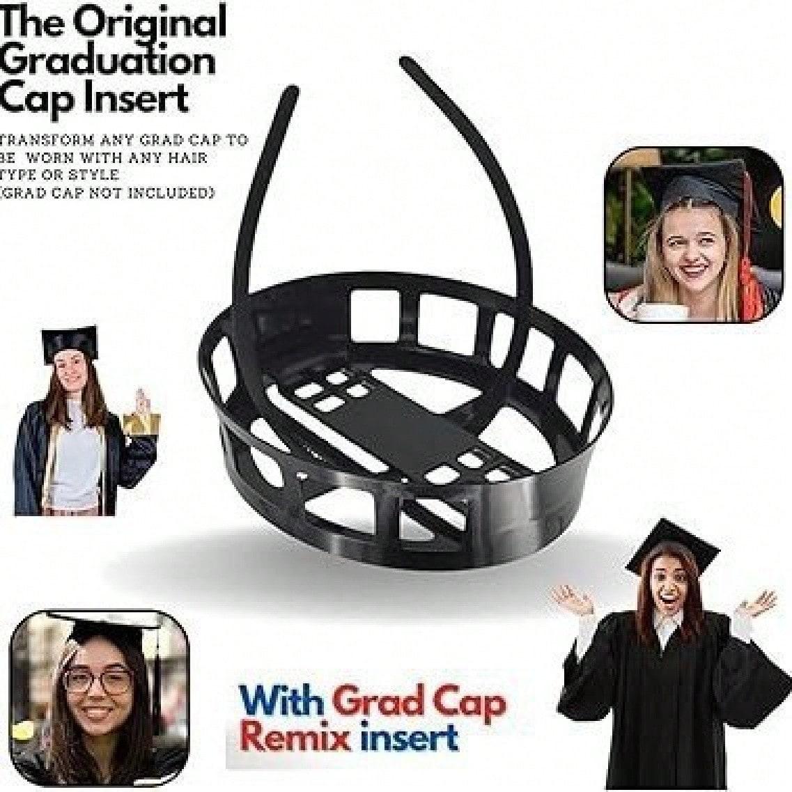 2026 New Original Graduation Cap Headband, Secure Cap & Keep Natural Hair, Ideal for Doctoral/graduate Commencement, Perfect Graduation Gift