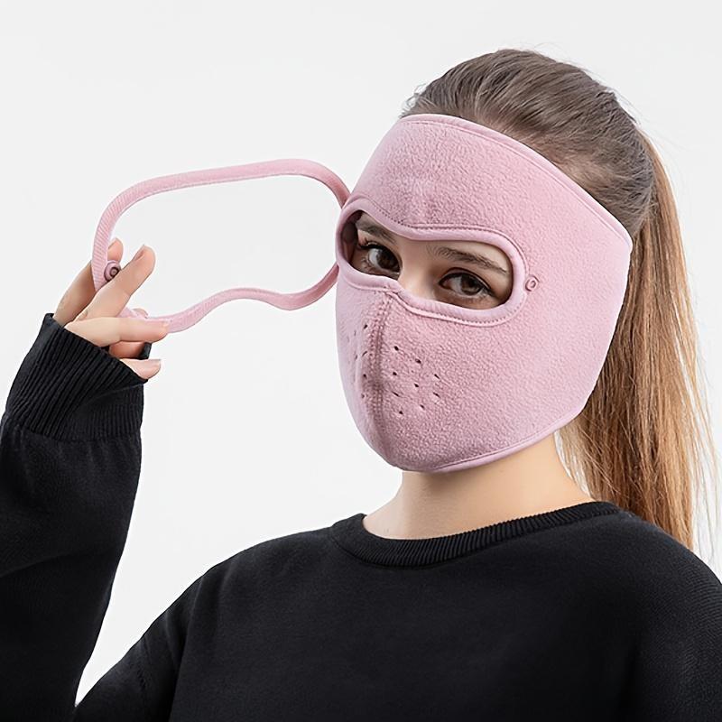 Windproof HD Goggles & Anti-Fog Face Mask Set - Winter Warm Full Coverage for Outdoor Cycling, Skiing| Breathable Dustproof with Clear Eye Shield