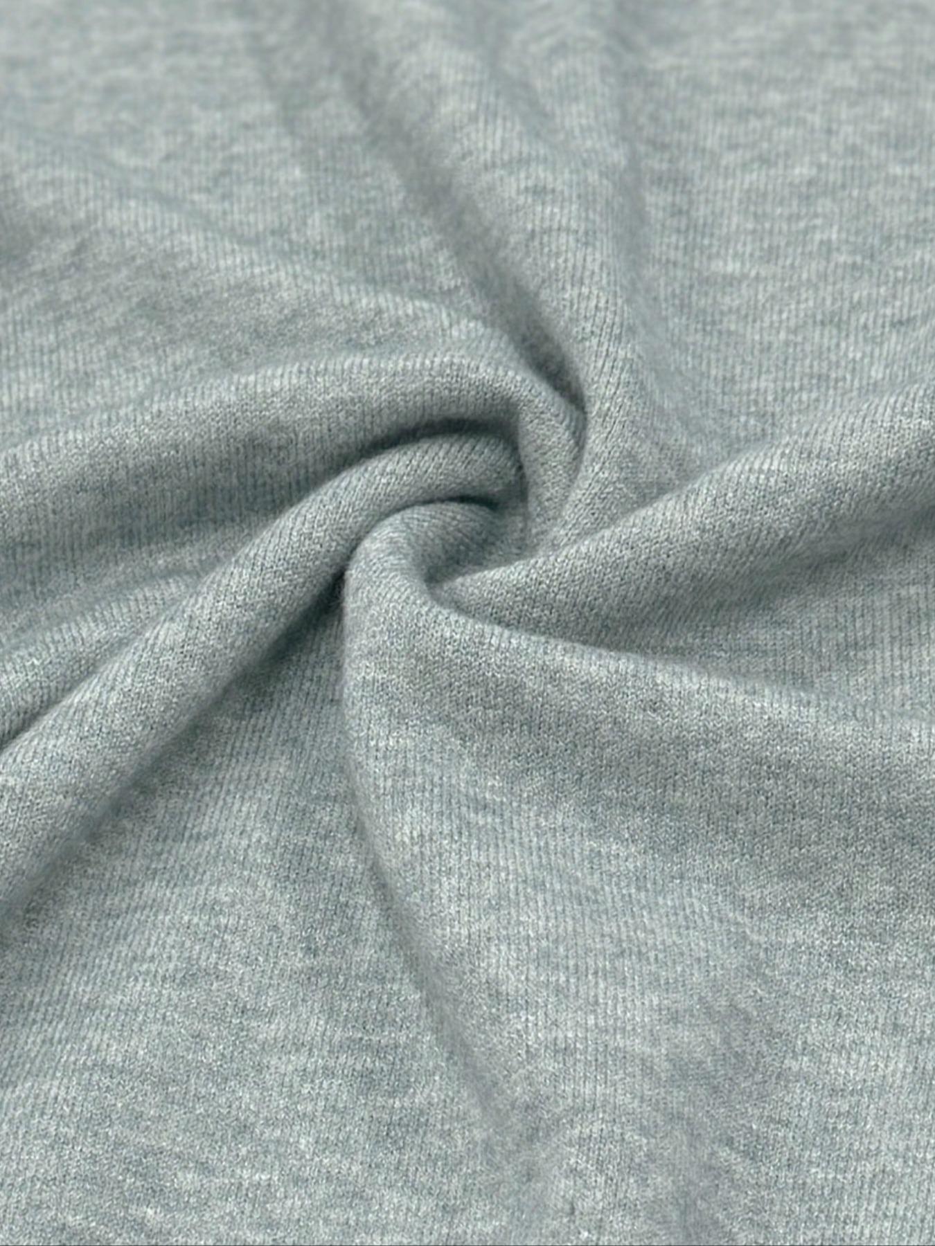 New Women's Mock Neck Sweater, Loose Knit Pullover, Warm Inner Layer Top, Casual Knitwear for Fall & Winter, Ladies Clothing