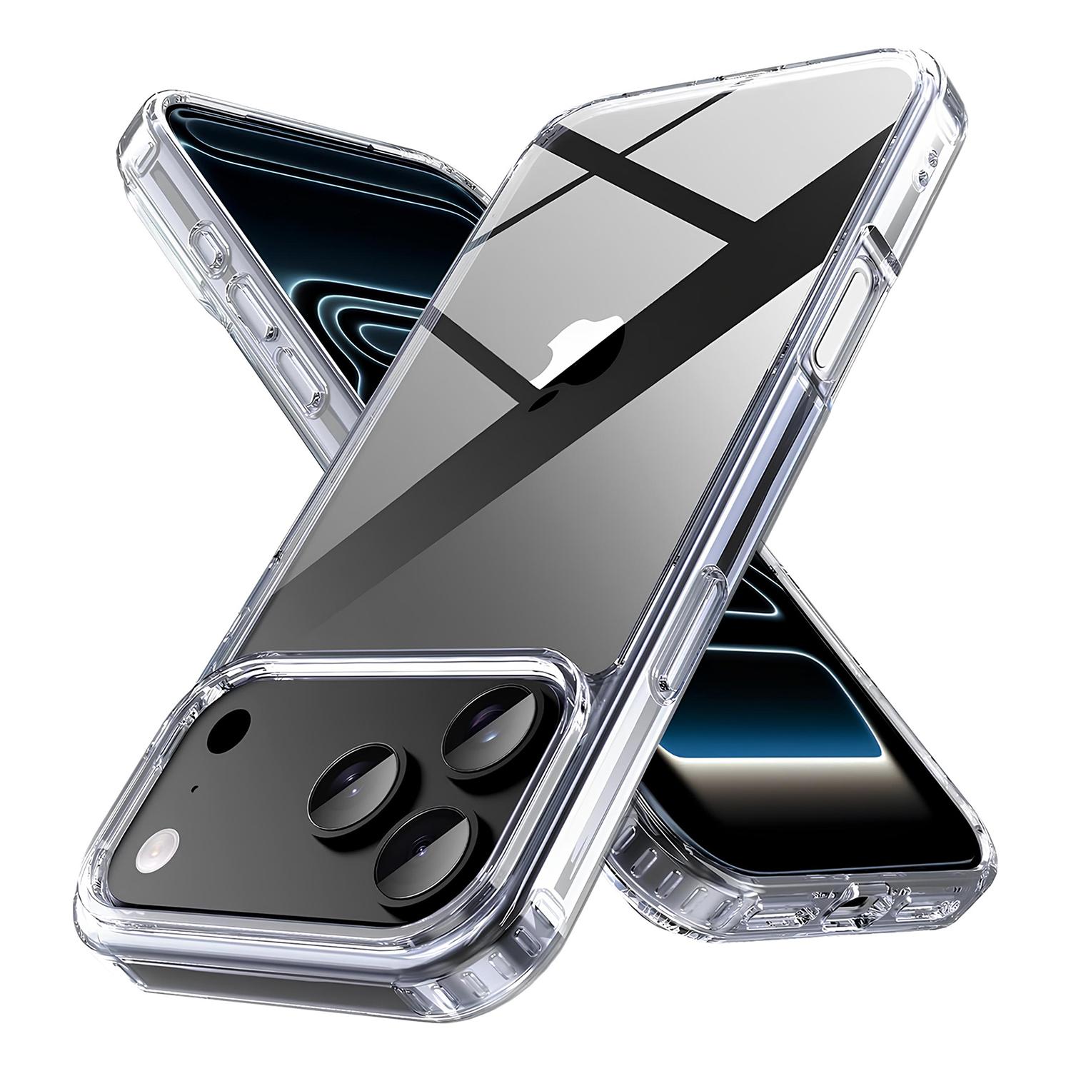 Clear Case For iPhone 17 Air 17 Pro Max 16 15 14 Plus 13 12 11 XS XR SE, [Crystal Clear] [Non-Yellowing] Slim Soft TPU Case Shockproof Anti-Scratch Protective Cover