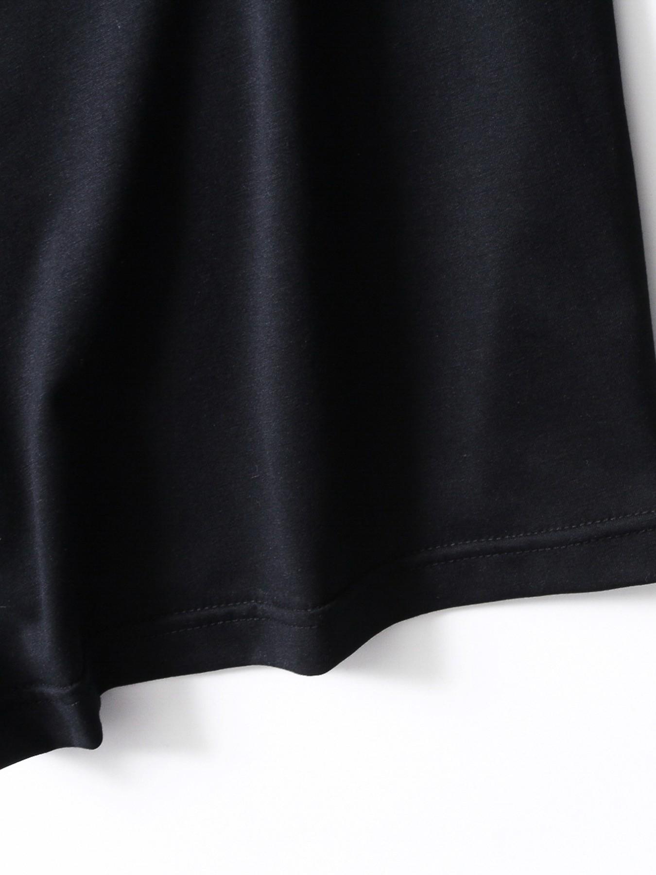 Elegant Jasmine Print Short Sleeve T-Shirt for Women, Loose Fit Round Neck Top, Summer 2026 New Arrival, Versatile Office Wear