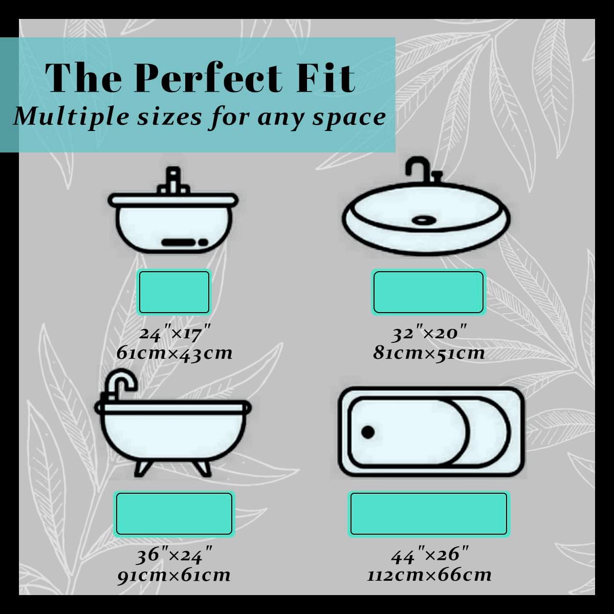 Memory Foam Bathroom Rugs-Soft and Non-Slip Bath Rugs, Machine Washable, Super Absorbent Velvet Bath Mats，Easier to Dry for Bathroom  Rugs Microfiber Cozy