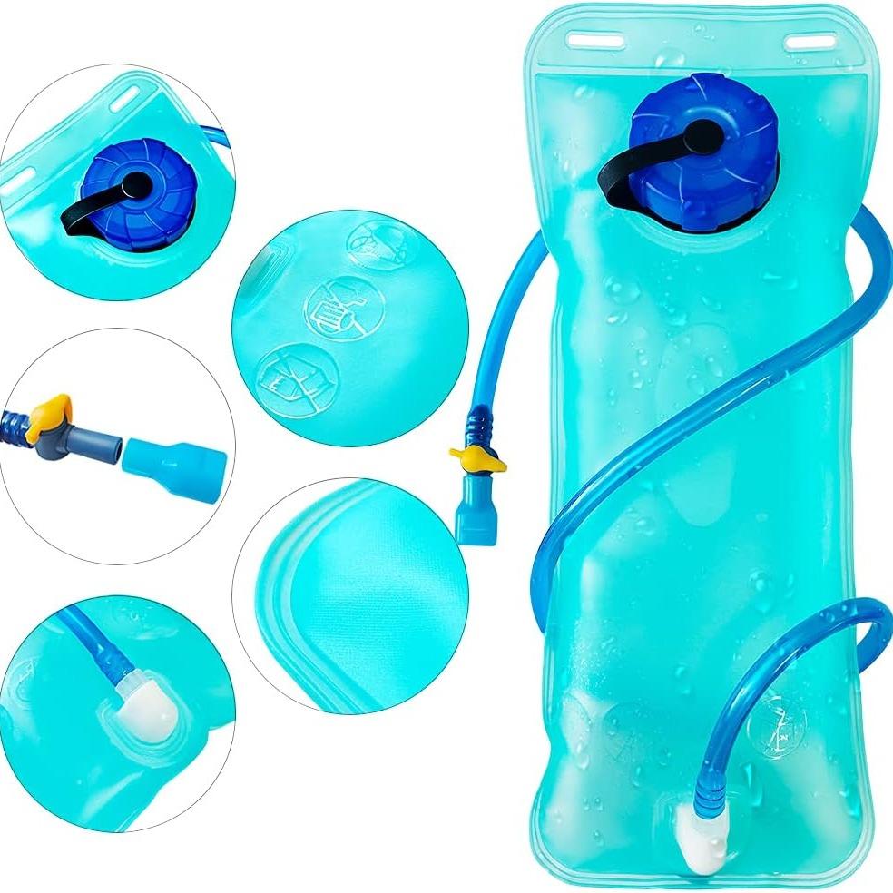 Hydration Bladder,Water Bladder Hydration Reservoir Leakproof Durable Waterproof Water Storage Bladder Bag, Bladder Replacement for Backpacks for Hiking Camping Running Cycling, Outdoor Activities