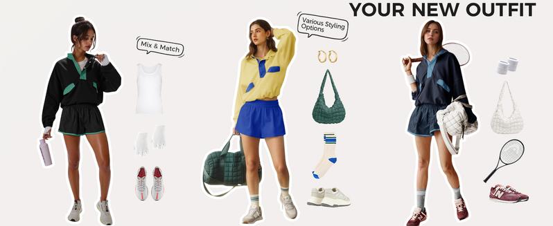 Fisoew Womens 2 Piece Outfits Sweatsuits Casual Snap Color Block Sweatshirts Running Shorts Sets Fall Loose Tracksuits FallFreshness Fisoew Womens 2 Piece Outfits Sweatsuits Casual Snap Color Block Sweatshirts Running Shorts Sets Fall Loose Tracksuits FallFreshness