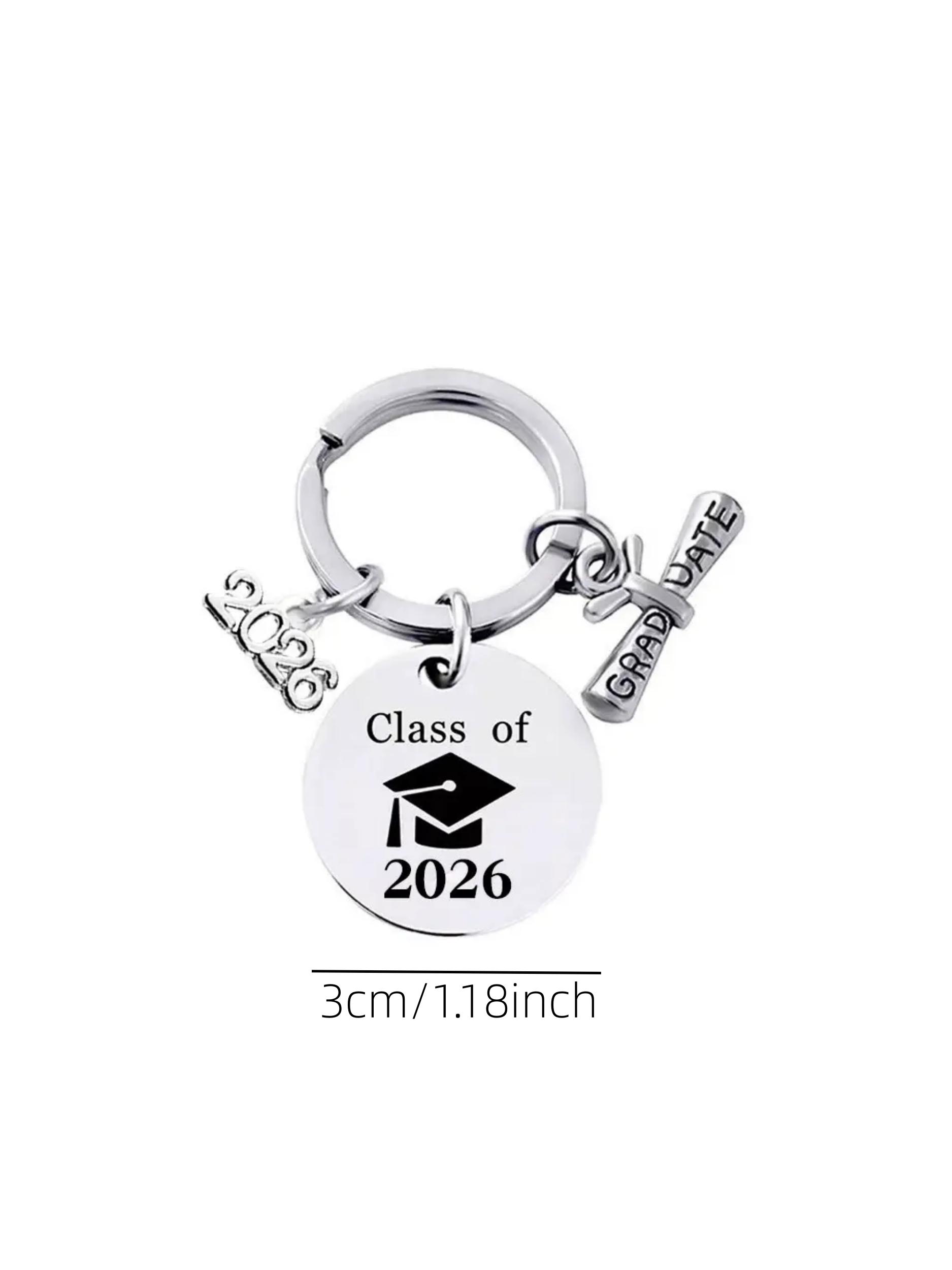 Class of 2026 Graduation Keychains Keyring Graduation Party Favors Gifts