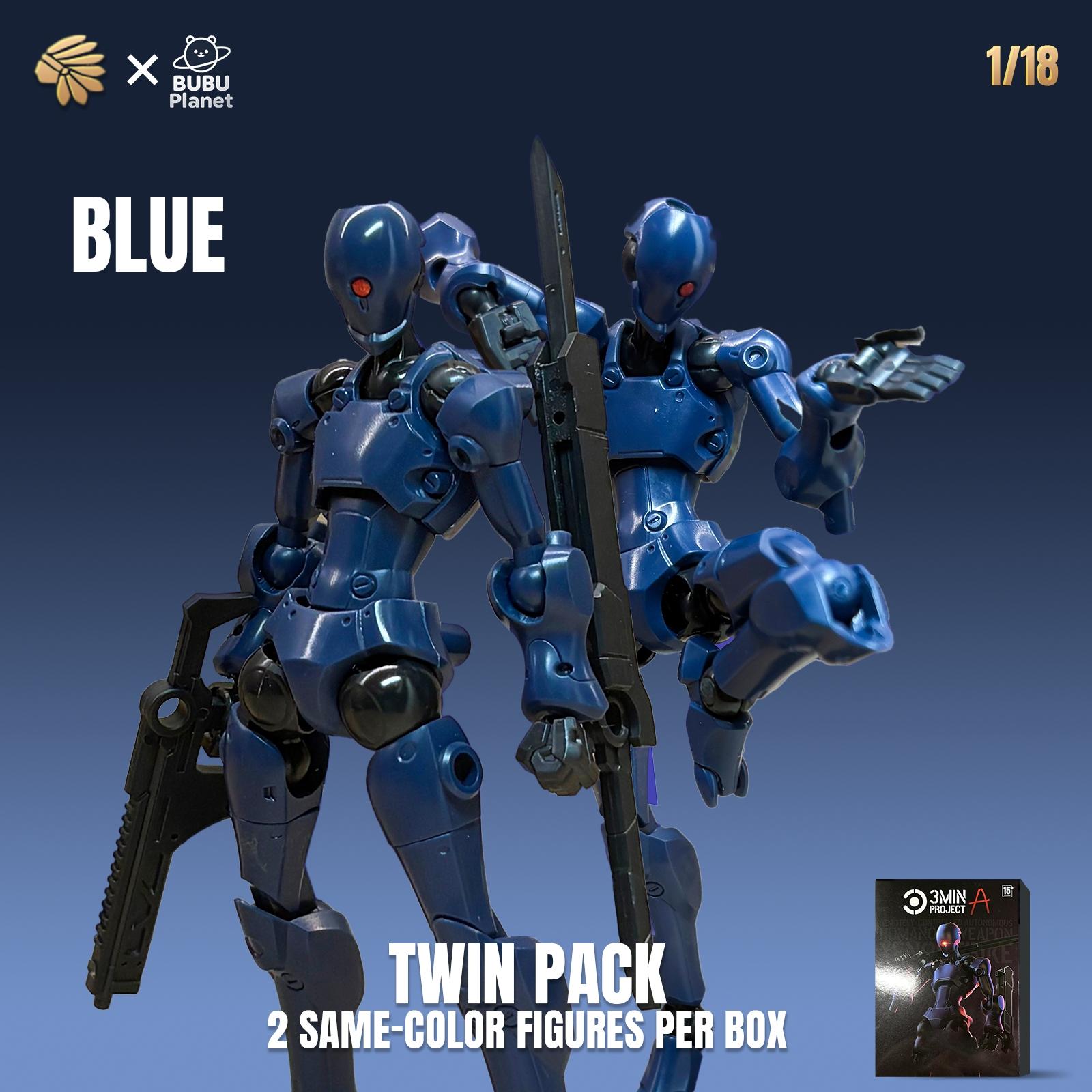 High-End 1/18 Scale Mecha Super Flexible Model Kit, 9.6cm Pocket Robot Assembly, High Precision DIY Mecha, Includes Metal Transparent