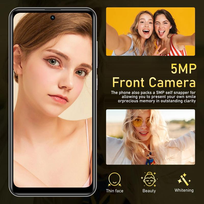 Fuffi Smart Unlock Phone 6.56 Inches 4GB RAM 32GB Storage, 5+13mp Camera, 4g Network, Dual Sim, 3100mah Battery, Android 12, GPS
