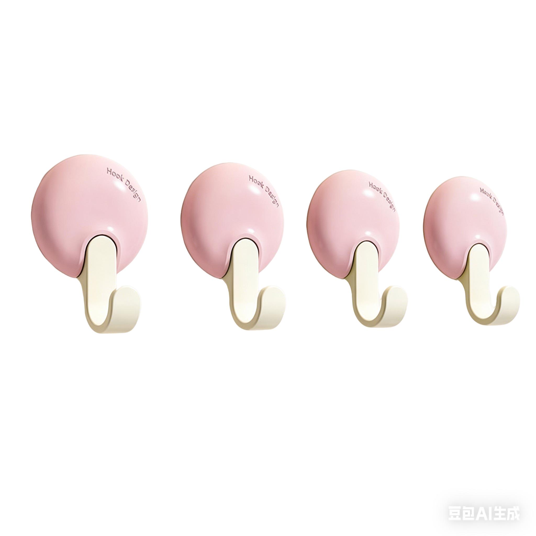 Multi-Functional Home Hook, Strong Adhesive Wall Mount, No Drill Bathroom Hook, Invisible Sticky Hook, Space-Saving Organizer