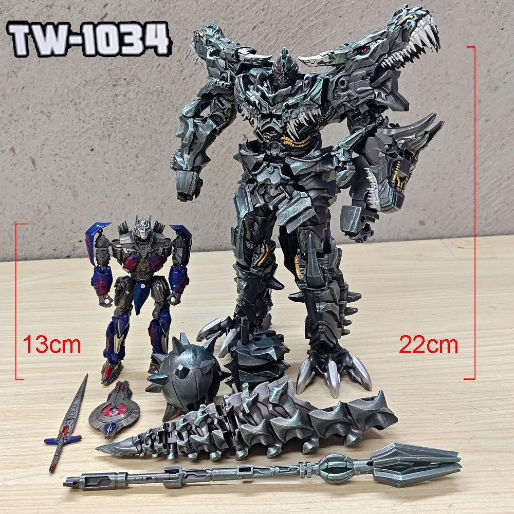 BAIWEI TW1034 Grimlock Transformation Toys Dinosaur Leader OP Commander TW1022 SS07 SS44 Action Figure Deformation Robot Model