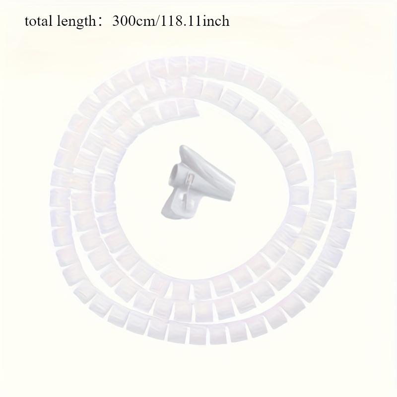 3-meter roll of wire management sleeve, protective casing for electrical wires and cables, storage tube for computer and automotive wiring harnesses, organizing and protective sleeve