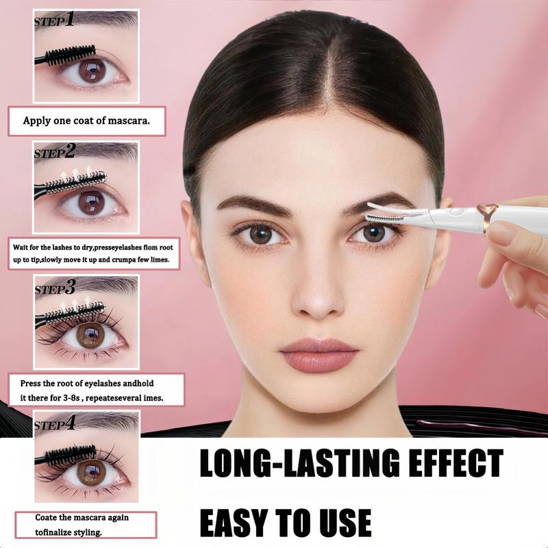 Electric Eyelash Curler for Women, Heated Lash Curler with 3 Temperature Settings, Fast Heating, Rechargeable, Anti-Scald Design, Best Gift Electric Eyelash Curler for Women, Heated Lash Curler with 3 Temperature Settings, Fast Heating, Rechargeable, Anti-Scald Design, Best Gift