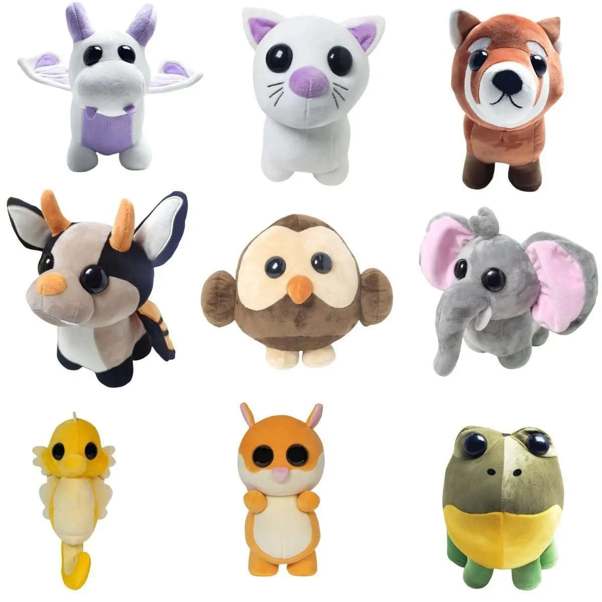 Kawaii Adopted Me Pet Bat Adopted Me Plush Toy Shadow Dragon Dog Stuffed Animal Doll Soft Toy Birthday Gifts For Girls