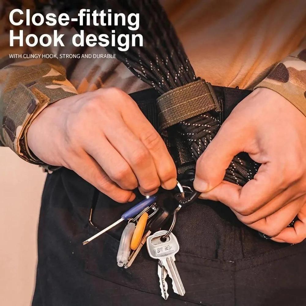 Multi-Function Adjustable Rope Clip: Durable Nylon Carabiner for Outdoor Hiking, Climbing, Camping & Travel. Lightweight, Quick-Release, Waterproof, Rust-Proof. Ideal for Backpack, Keychain, Pet Leash & Gear Organizer. Limited Stock – Order Now!