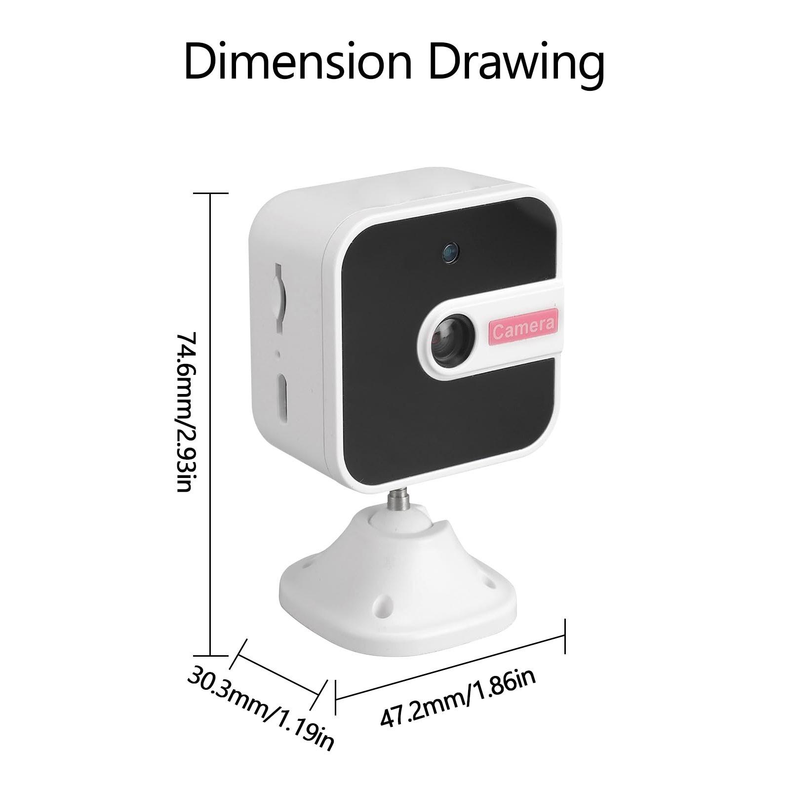 Wireless WiFi Home Security Camera with Night Vision, Motion Tracking, Wall Mount, Mobile App Live View for Indoor Monitoring – Smart Surveillance Camera for Home Security,  24/7 Security Monitoring, App Control, Easy Installation